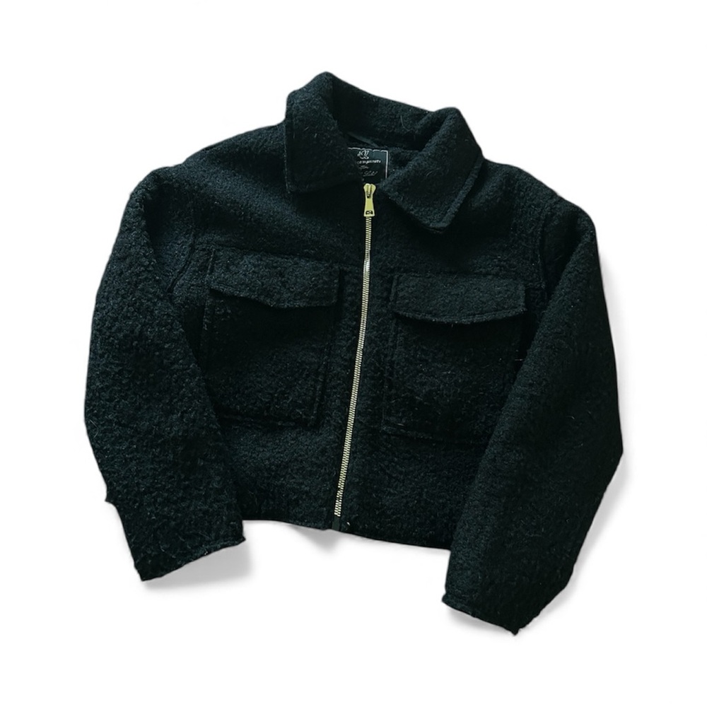 Woman Black Jacket